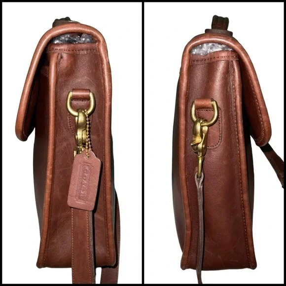 Vintage Coach Lexington Briefcase 5265 Glove-tanned Leather Messenger Laptop Bag - Picture 7 of 16